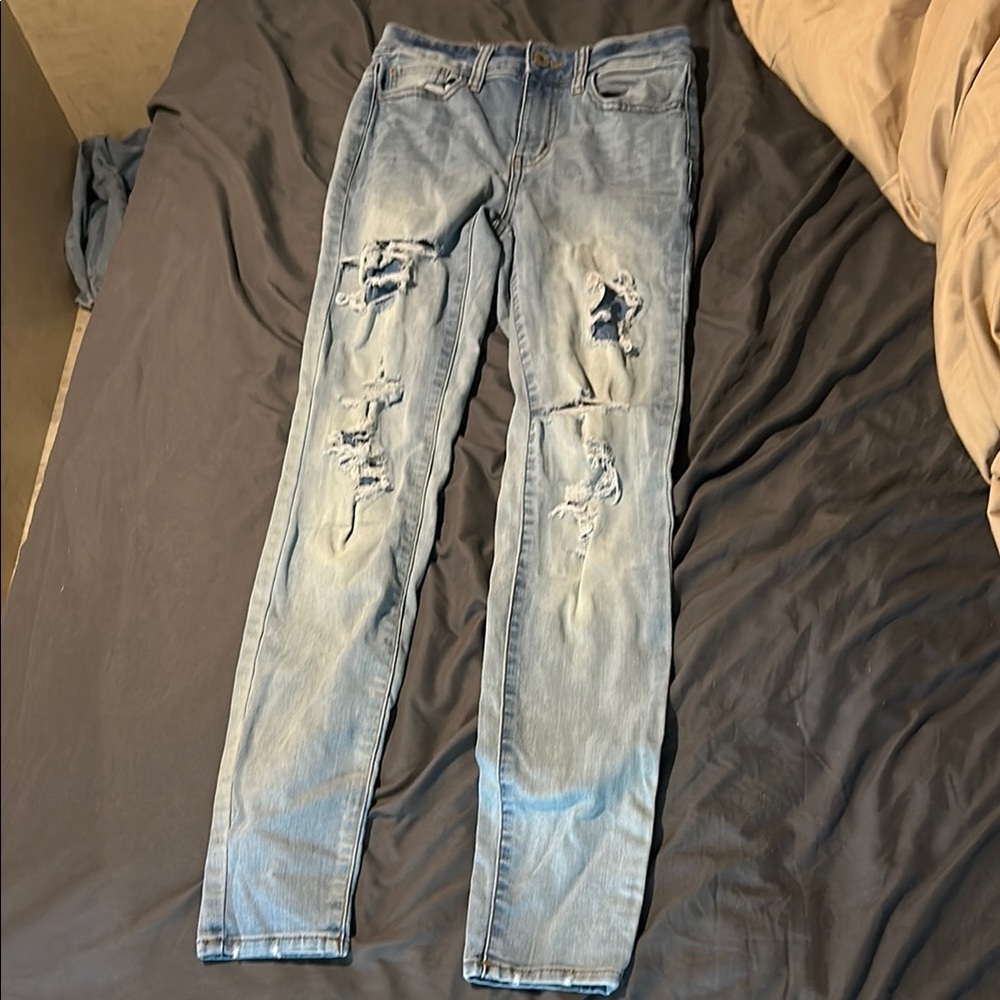 SO Denim Skinny Jeans in Light Blue